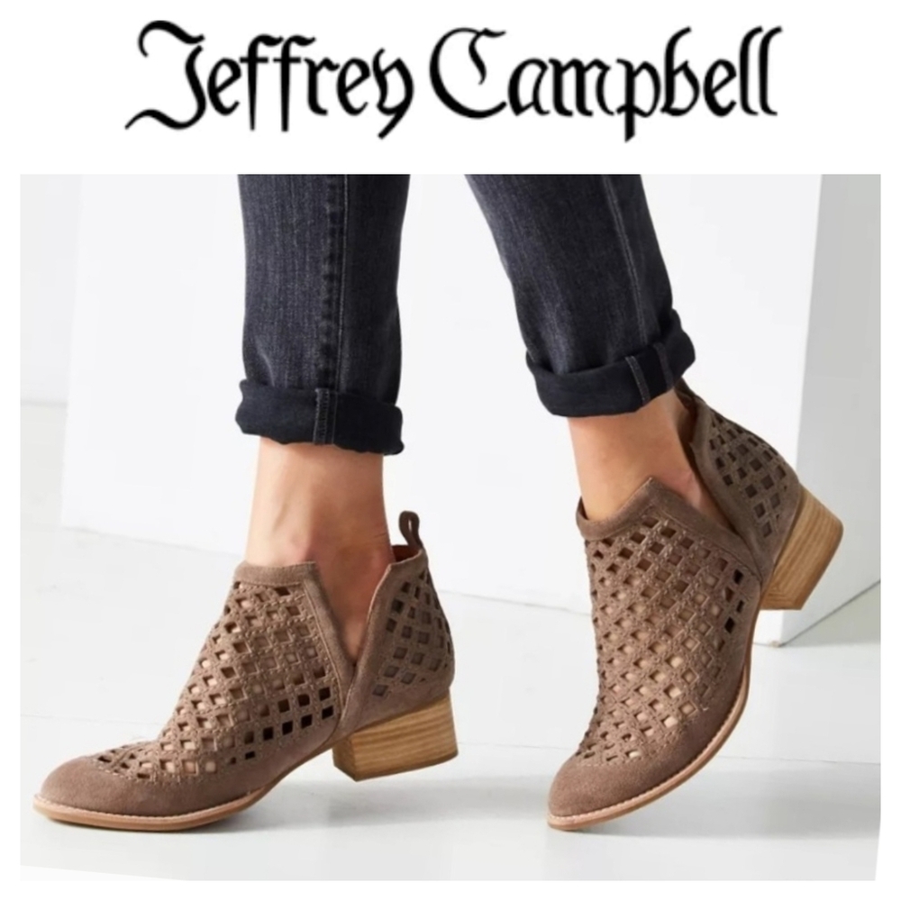 Jeffrey Campbell Taggart Leather Ankle Bootie